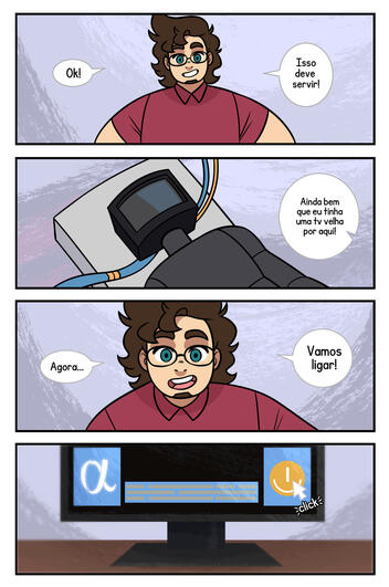 Webcomic page.