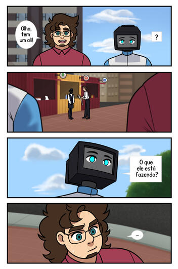 Webcomic page.
