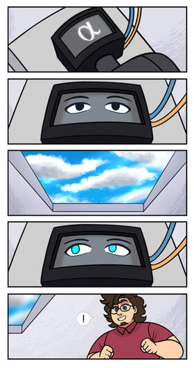 Webcomic page. Webcomic page.