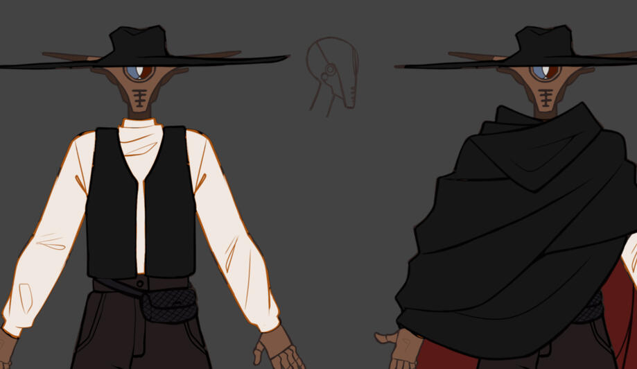Original character, concept illustration. Original character, concept illustration.